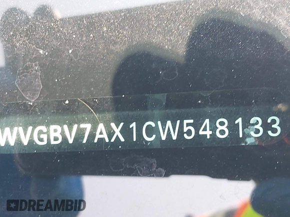 2012 Volkswagen Tiguan SE z VIN WVGBV7AX1CW548133, wystawiony jako IAAI lot #42403164 z przebiegiem 139 083 mil mil oraz . Historia ofert i sprzedaży dostępna na DreamBid. Obrazek 9.