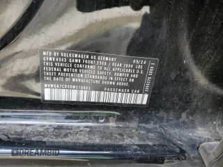 2024 Volkswagen GTI S z VIN WVWGA7CD3RW218883, wystawiony jako Copart lot #58772695 z przebiegiem Nie podano mil oraz Szkoda całkowita • Salvage title. Historia ofert i sprzedaży dostępna na DreamBid. Obrazek 12.