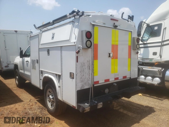 2015 Chevrolet Silverado 3500HD Work Truck with VIN 1GB3CYCG3FZ536316, listed as a Copart auction lot 62189165 with Not provided miles and Clean title. Bid and sale history available at DreamBid. Image 2.