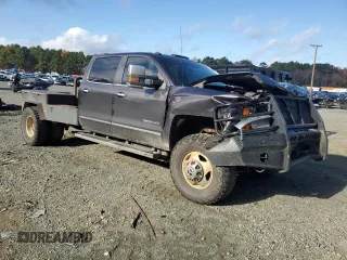 2015 Chevrolet Silverado 3500HD LTZ with VIN 1GC4K0E83FF587522, listed as a Copart auction lot 84627984 with 133,935 mi miles and Salvage Title. Bid and sale history available at DreamBid. Image 4.