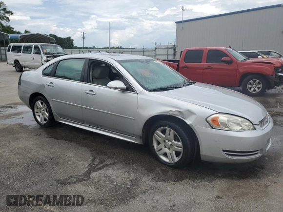 2014 Chevrolet Impala LT with VIN 2G1WB5E33E1165713, listed as a Copart auction lot 60591585 with 203,323 mi miles and Salvage title. Bid and sale history available at DreamBid. Image 4.