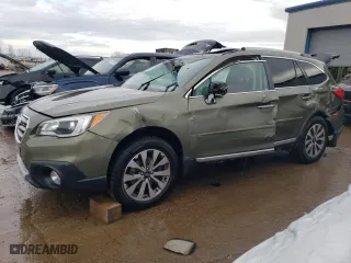 2017 Subaru Outback Touring with VIN 4S4BSETC9H3332319, listed as a Copart auction lot 46650955 with 114,845 mi miles and Salvage Title. Bid and sale history available at carsss.com. Image 1.