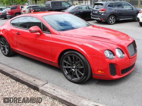 2010 Bentley Continental GT with VIN SCBCU8ZAXAC063914, listed as a Copart auction lot 45789105 with 15,663 mi miles and Clean Title. Bid and sale history available at DreamBid. Image 1.