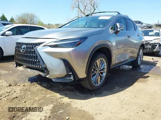 2025 Lexus NX with VIN JTJHKCEZ1S2049993, listed as a IAAI auction lot 41999283 with 2,825 mi miles. Bid and sale history available at carsss.com. Image 2.