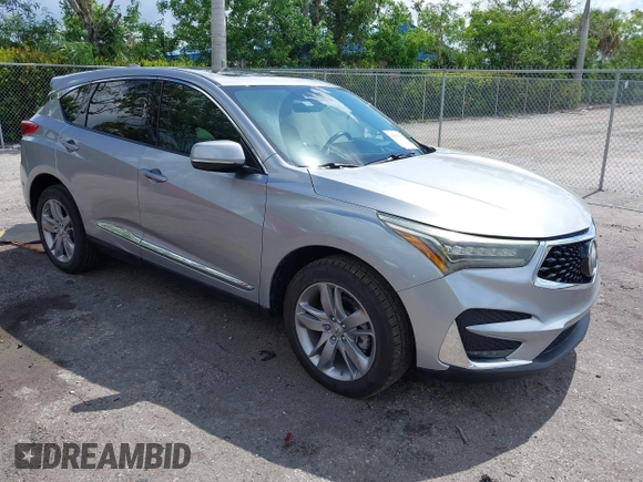 2019 Acura RDX Advance with VIN 5J8TC1H72KL007448, listed as a IAAI auction lot 42550136 with 31,638 mi miles and . Bid and sale history available at DreamBid. Image 1.