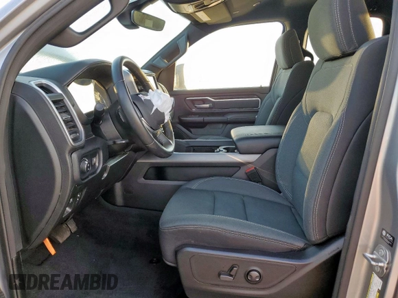 2022 Ram 1500 Lone Star with VIN 1C6RREBT5NN326086, listed as a Copart auction lot 59038005 with 29,329 mi miles and Salvage title. Bid and sale history available at DreamBid. Image 7.