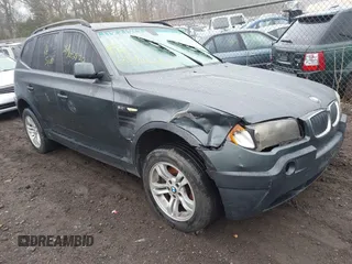 2005 BMW X3 3.0i with VIN WBXPA93485WD09854, listed as a IAAI auction lot 41831854 with Not Provided miles and . Bid and sale history available at DreamBid. Image 1.