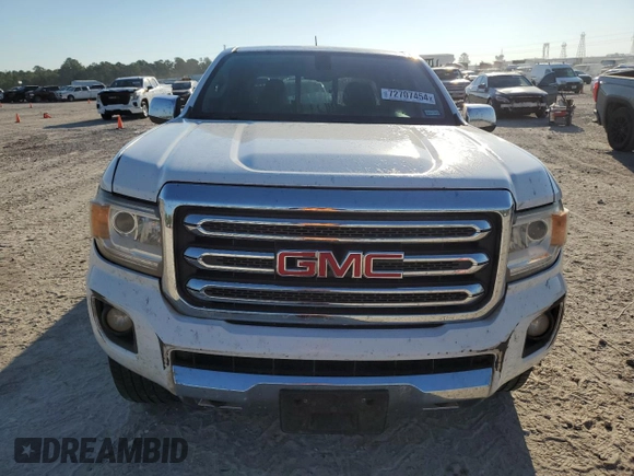 2017 GMC Canyon 4WD SLT with VIN 1GTG6DEN8H1308922, listed as a Copart auction lot 72707454 with 162,308 mi miles and Salvage Title. Bid and sale history available at carsss.com. Image 5.