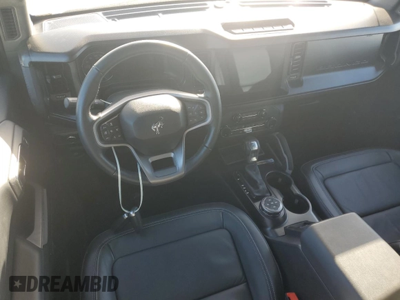 2021 Ford Bronco First Edition with VIN 1FMEE5EP3MLA42950, listed as a Copart auction lot 76982664 with Not Provided miles and Non Repairable. Bid and sale history available at DreamBid. Image 8.