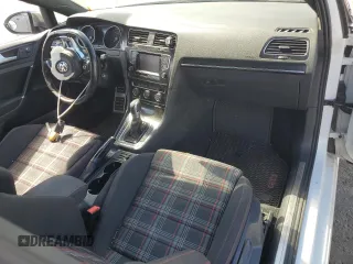 2015 Volkswagen Golf GTI S w/Performance Pkg with VIN 3VWT47AUXFM057367, listed as a Copart auction lot 47243284 with 57,496 mi miles. Bid and sale history available at carsss.com. Image 8.