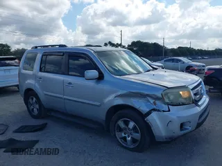 2011 Honda Pilot EX-L with VIN 5FNYF3H63BB014412, listed as a IAAI auction lot 41535137 with 155,100 mi miles and . Bid and sale history available at DreamBid. Image 6.