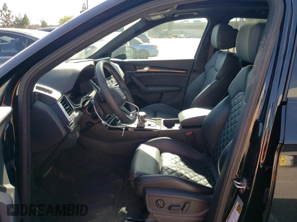2023 Audi SQ5 Premium Plus with VIN WA1B4AFY9P2147524, listed as a Copart auction lot 60696554 with 7,433 mi miles and Salvage Title. Bid and sale history available at DreamBid. Image 7.