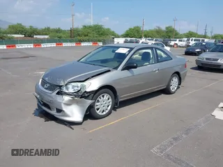 2005 Honda Civic Cpe LX with VIN 1HGEM22575L060752, listed as a IAAI auction lot 41688529 with 69,542 mi miles. Bid and sale history available at carsss.com. Image 17.