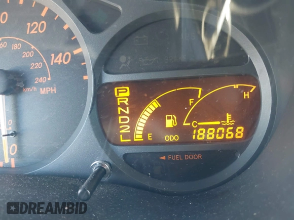 2004 Toyota Celica GT with VIN JTDDR32T740171821, listed as a IAAI auction lot 40619278 with 188,068 mi miles and . Bid and sale history available at DreamBid. Image 15.