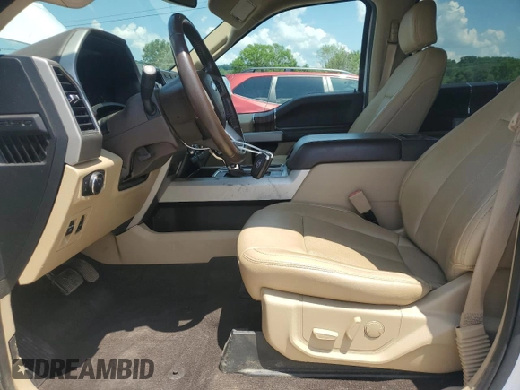 2020 Ford F-150 XL with VIN 1FTEW1E57LKF51467, listed as a Copart auction lot 61956535 with 61,495 mi miles and Salvage title. Bid and sale history available at DreamBid. Image 7.