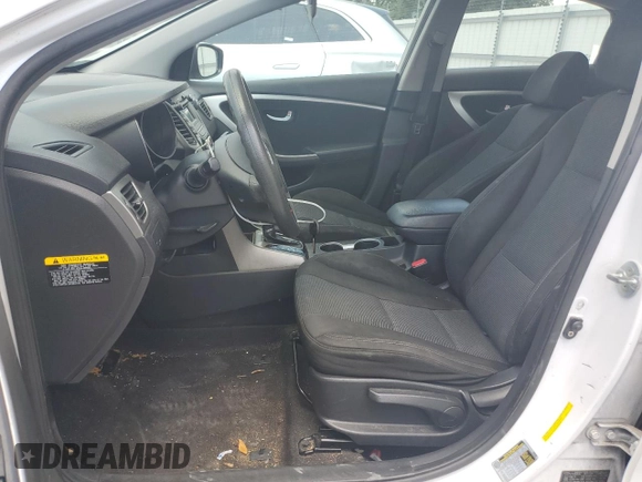 2015 Hyundai Elantra GT with VIN KMHD35LH0FU235356, listed as a Copart auction lot 53998485 with 153,383 mi miles and Salvage Title. Bid and sale history available at carsss.com. Image 7.