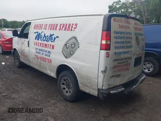 2013 Chevrolet Express Cargo with VIN 1GCSGAFX2D1102477, listed as a IAAI auction lot 42650482 with 77,551 mi miles and . Bid and sale history available at DreamBid. Image 3.