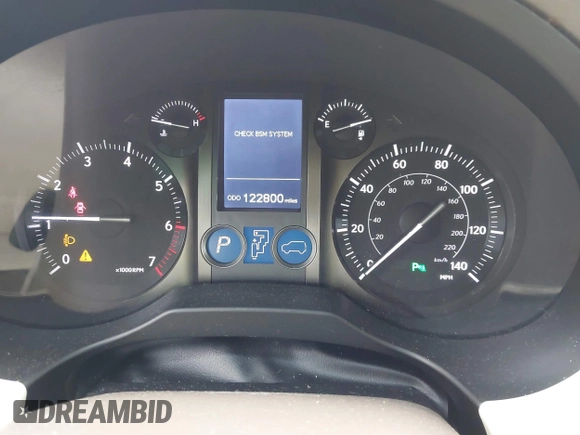2014 Lexus GX with VIN JTJBM7FX0E5069997, listed as a IAAI auction lot 42076860 with 122,800 mi miles. Bid and sale history available at carsss.com. Image 7.