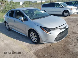 2024 Toyota Corolla LE с VIN 5YFB4MDE5RP122429, выставлен на аукционе IAAI как лот 42319467 с пробегом 33 307 миль миль и . История ставок и продаж доступна на DreamBid. Изображение 1.