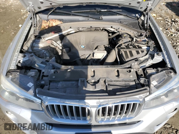 2017 BMW X4 xDrive28i with VIN 5UXXW3C52H0T77719, listed as a Copart auction lot 52393155 with 184,664 mi miles and Salvage title. Bid and sale history available at DreamBid. Image 13.