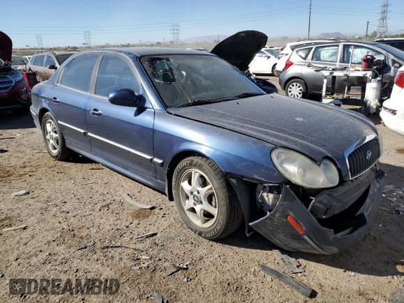 2005 Hyundai Sonata GLS with VIN KMHWF35H65A181854, listed as a Copart auction lot 76840754 with 85,744 mi miles and Salvage Title. Bid and sale history available at carsss.com. Image 4.