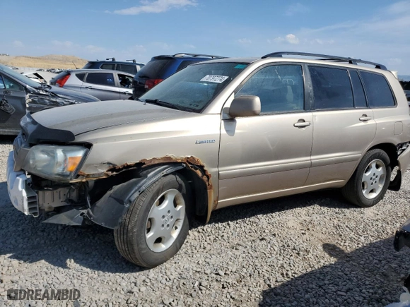 2004 Toyota Highlander with VIN JTEEP21A140051951, listed as a Copart auction lot 70797274 with 229,951 mi miles and Salvage Title. Bid and sale history available at carsss.com. Image 1.