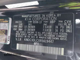 2024 Kia EV6 Light Long Range z VIN KNDC3DLCXR5619447, wystawiony jako IAAI lot #41514020 z przebiegiem 576 mil mil oraz . Historia ofert i sprzedaży dostępna na DreamBid. Obrazek 9.