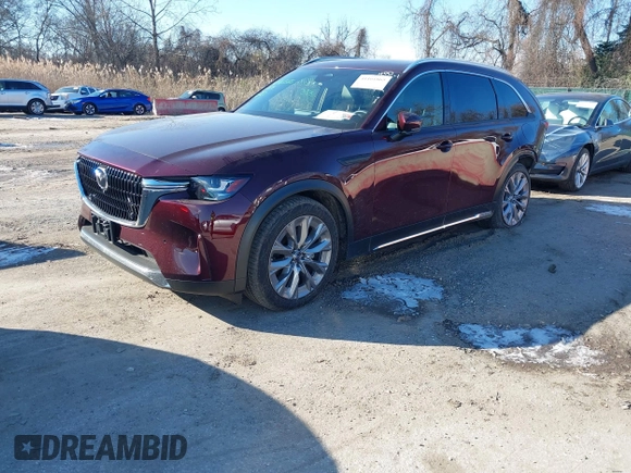 2024 Mazda CX-90 3.3 Turbo Premium Plus with VIN JM3KKEHD3R1143143, listed as a IAAI auction lot 41161865 with 15,686 mi miles. Bid and sale history available at carsss.com. Image 18.