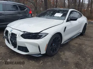 2022 BMW M4 Competition with VIN WBS33AZ01NCK14992, listed as a IAAI auction lot 41923903 with 43,966 mi miles. Bid and sale history available at carsss.com. Image 6.