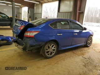 2015 Nissan Sentra S with VIN 3N1AB7AP2FY348161, listed as a Copart auction lot 48483665 with Not Provided miles and Salvage Title. Bid and sale history available at carsss.com. Image 3.