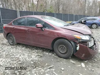 2012 Honda Civic LX with VIN 2HGFB2F56CH590113, listed as a Copart auction lot 51314825 with 168,156 mi miles and Salvage Title. Bid and sale history available at DreamBid. Image 4.