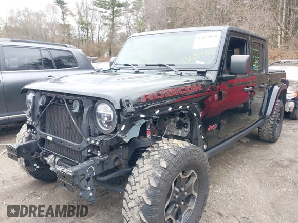 2021 Jeep Gladiator Rubicon z VIN 1C6JJTBG8ML524215, wystawiony jako IAAI lot #41829990 z przebiegiem 62 942 mil mil oraz . Historia ofert i sprzedaży dostępna na DreamBid. Obrazek 18.