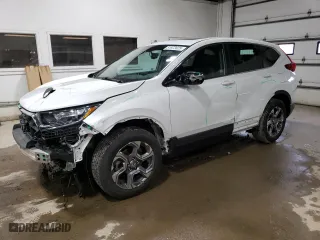 2019 Honda CR-V EX-L with VIN 5J6RW2H84KL037575, listed as a Copart auction lot 51973825 with 45,415 mi miles and Salvage Title. Bid and sale history available at carsss.com. Image 1.