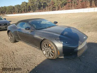 2021 Aston Martin DB11 with VIN SCFRMFCW0MGM10150, listed as a Copart auction lot 69046124 with 7,260 mi miles and Salvage Title. Bid and sale history available at carsss.com. Image 4.