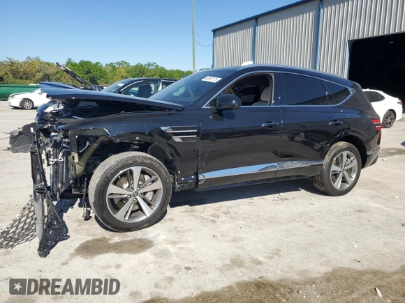 2024 Genesis GV80 z VIN KMUHBDSB0RU183745, wystawiony jako Copart lot #48867175 z przebiegiem 5 610 mil mil oraz Nie do naprawy • Non repairable. Historia ofert i sprzedaży dostępna na DreamBid. Obrazek 1.