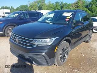 2023 Volkswagen Tiguan S with VIN 3VVRB7AX0PM120136, listed as a IAAI auction lot 42068030 with 46,220 mi miles and . Bid and sale history available at DreamBid. Image 2.