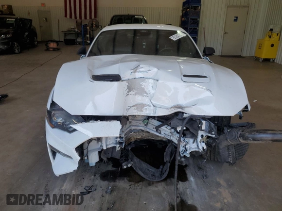2022 Ford Mustang EcoBoost with VIN 1FA6P8TH6N5100254, listed as a Copart auction lot 53247395 with 75,098 mi miles and Salvage title. Bid and sale history available at DreamBid. Image 5.