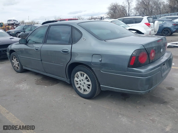 2005 Chevrolet Impala with VIN 2G1WF52K359198907, listed as a IAAI auction lot 41837507 with 150,897 mi miles. Bid and sale history available at carsss.com. Image 3.