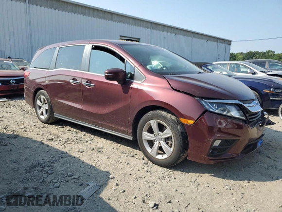 2019 Honda Odyssey EX-L z VIN 5FNRL6H77KB090836, wystawiony jako Copart lot #59514165 z przebiegiem Nie podano mil oraz Szkoda całkowita • Salvage title. Historia ofert i sprzedaży dostępna na DreamBid. Obrazek 4.