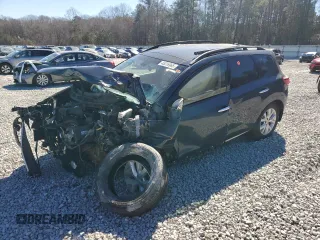 2014 Nissan Murano SL with VIN JN8AZ1MW9EW523749, listed as a Copart auction lot 45316965 with 0 mi miles and Non Repairable. Bid and sale history available at carsss.com. Image 1.