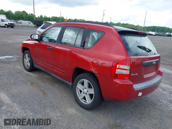 2008 Jeep Compass Sport with VIN 1J8FF47W38D528932, listed as a IAAI auction lot 42123017 with Not Provided miles and . Bid and sale history available at carsss.com. Image 3.