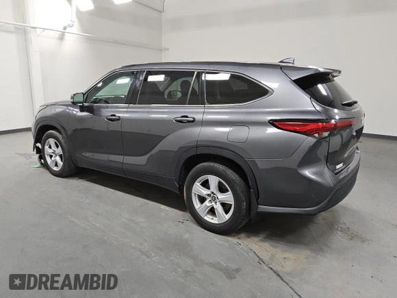 2021 Toyota Highlander L with VIN 5TDBZRBH3MS078040, listed as a Copart auction lot 53800765 with 39,141 mi miles and Clean title. Bid and sale history available at DreamBid. Image 2.