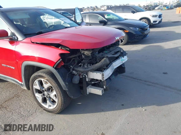 2018 Jeep Compass Limited with VIN 3C4NJDCB8JT264174, listed as a IAAI auction lot 41368415 with 67,594 mi miles. Bid and sale history available at carsss.com. Image 6.