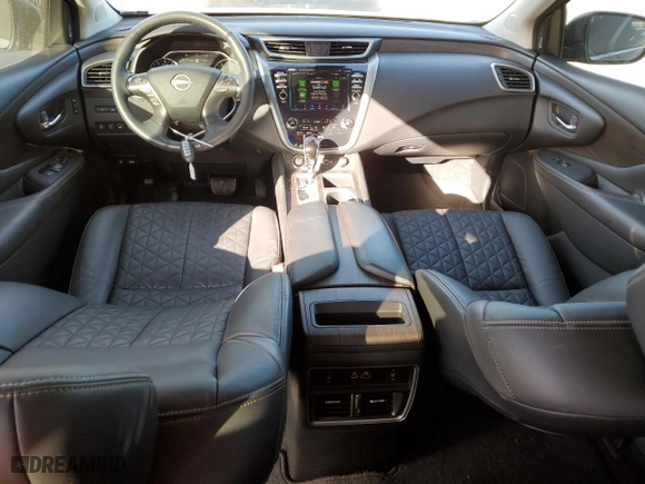 2023 Nissan Murano Platinum with VIN 5N1AZ2DS2PC107556, listed as a Copart auction lot 82420274 with 38,702 mi miles and Salvage Title. Bid and sale history available at carsss.com. Image 8.