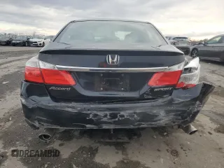 2014 Honda Accord Sedan Sport with VIN 1HGCR2F53EA185844, listed as a Copart auction lot 49364295 with 135,546 mi miles and Salvage Title. Bid and sale history available at carsss.com. Image 6.