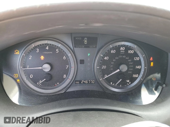 2008 Lexus ES 330 with VIN JTHBJ46G682265179, listed as a Copart auction lot 55491915 with 246,770 mi miles and Clean Title. Bid and sale history available at DreamBid. Image 9.