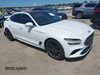 2022 Genesis G70 2.0T with VIN KMTG34TA5NU103935, listed as a IAAI auction lot 42325277 with 30,142 mi miles and . Bid and sale history available at DreamBid. Image 1.