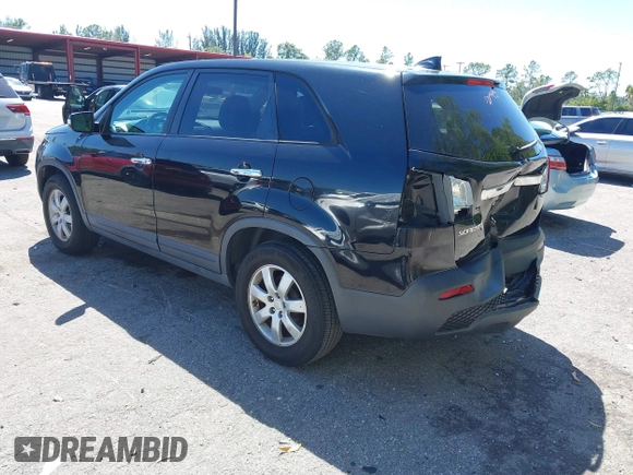 2011 Kia Sorento LX with VIN 5XYKT3A12BG033992, listed as a IAAI auction lot 41832461 with 175,808 mi miles. Bid and sale history available at carsss.com. Image 3.