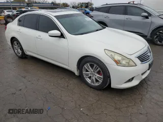 2012 Infiniti G25 Journey with VIN JN1DV6AP7CM700342, listed as a Copart auction lot 80488854 with 151,493 mi miles and Salvage Title. Bid and sale history available at DreamBid. Image 4.