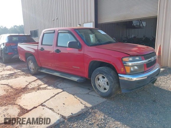 2005 Chevrolet Colorado 1SJ LS ZQ8 with VIN 1GCCS136558122911, listed as a IAAI auction lot 42592904 with 143,453 mi miles and . Bid and sale history available at DreamBid. Image 1.